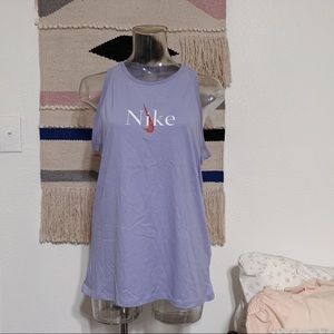 Nike lavender logo active tank top